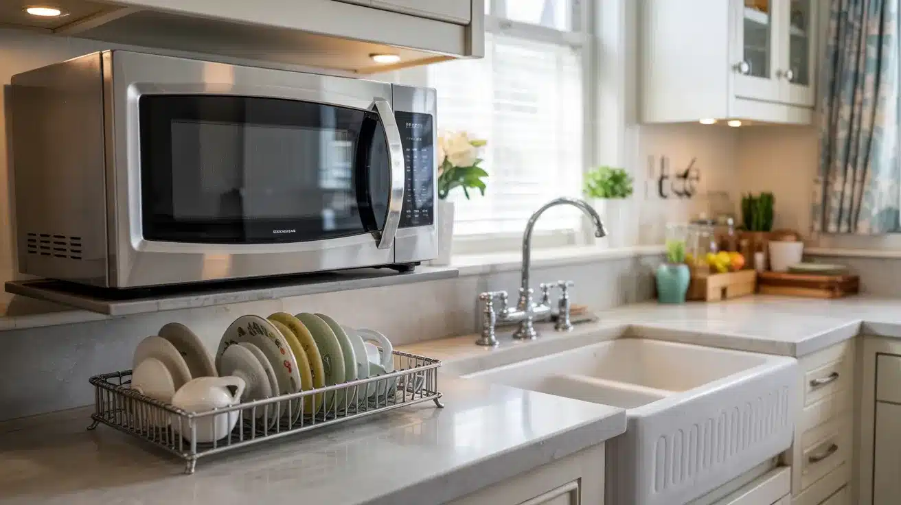 Above the Sink for Easy Meal Heating