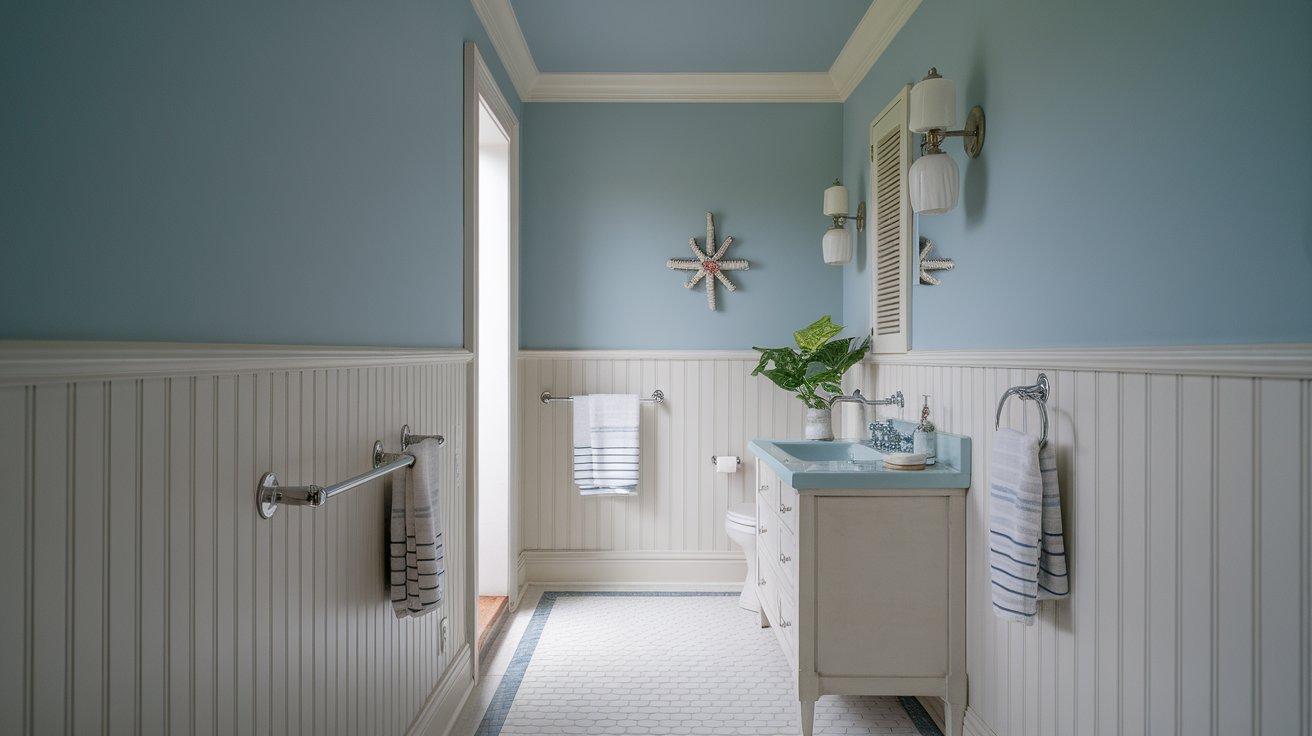 Coastal Bathroom Molding Designs