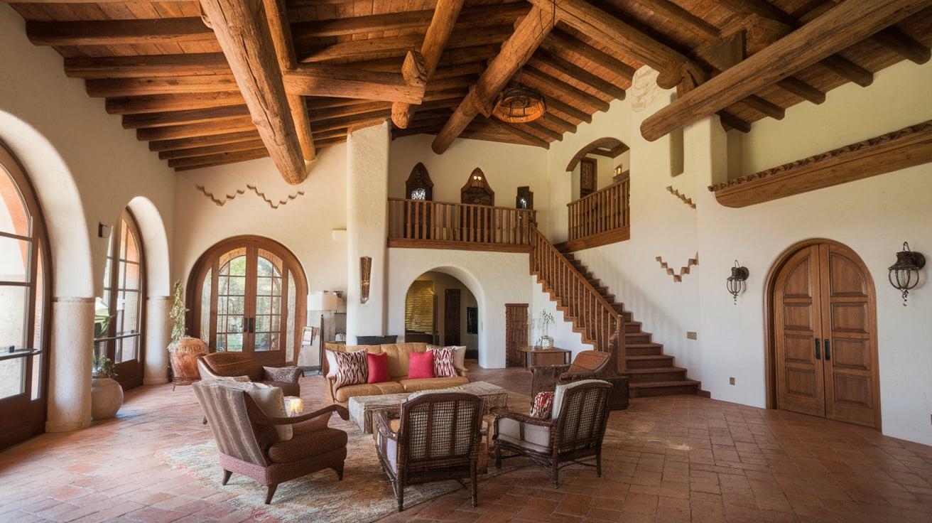Exposed Wood Ceiling Beams