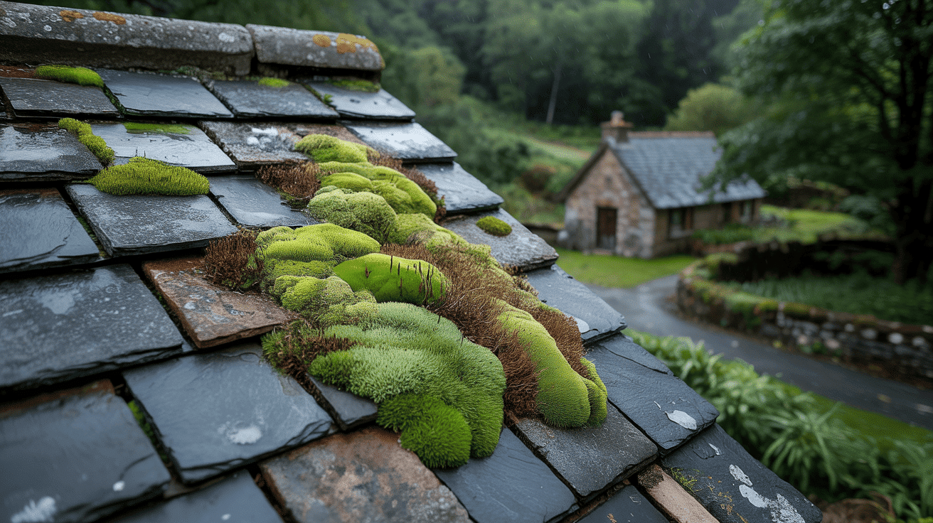 Moss or Algae Growth