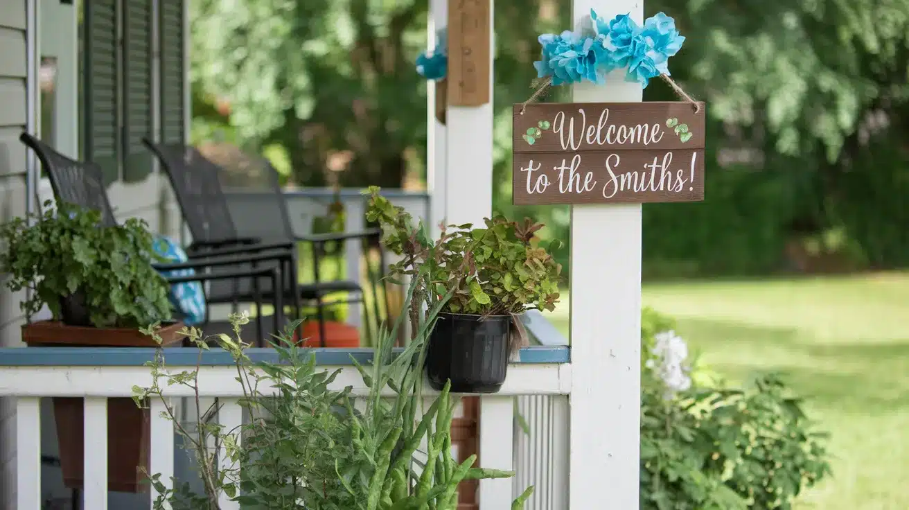 Personalized Welcome Sign