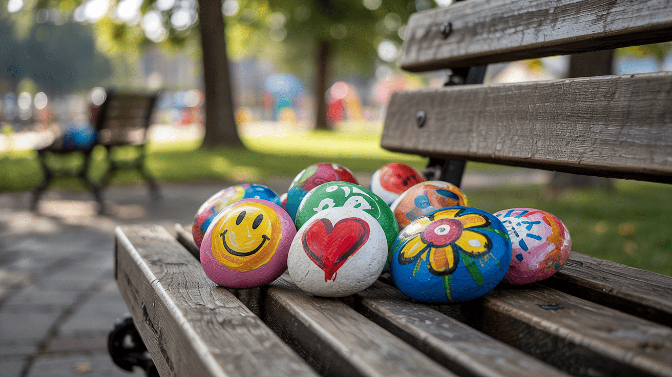 Sharing the Joy: Hiding & Gifting Rocks