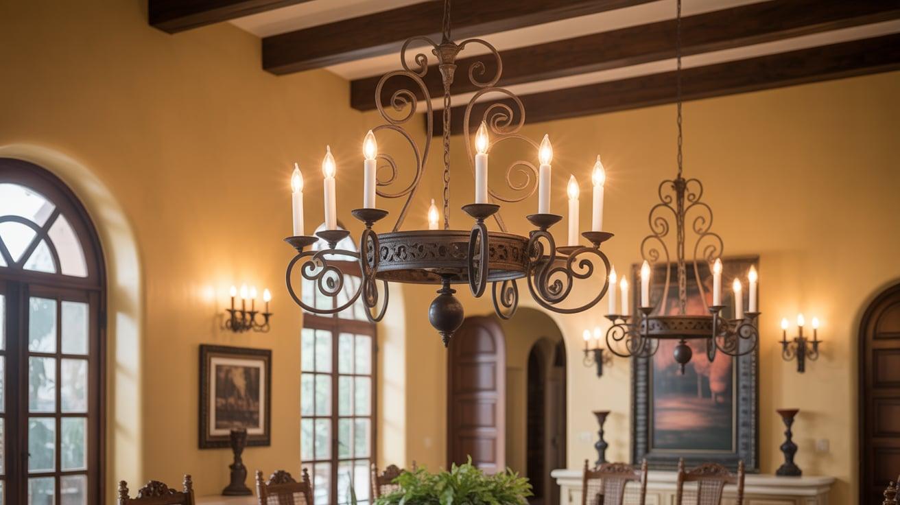 Spanish Revival Chandeliers