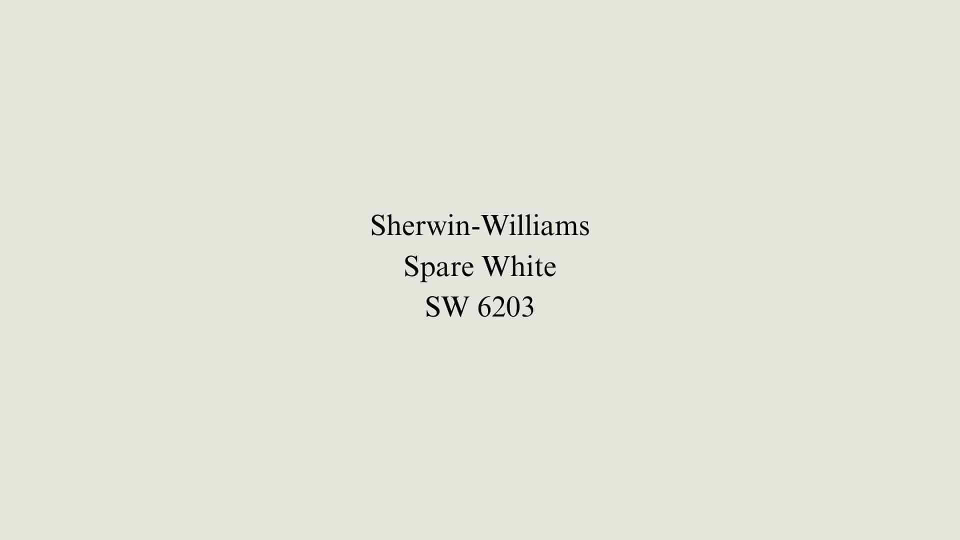 Spare White (SW 6203)