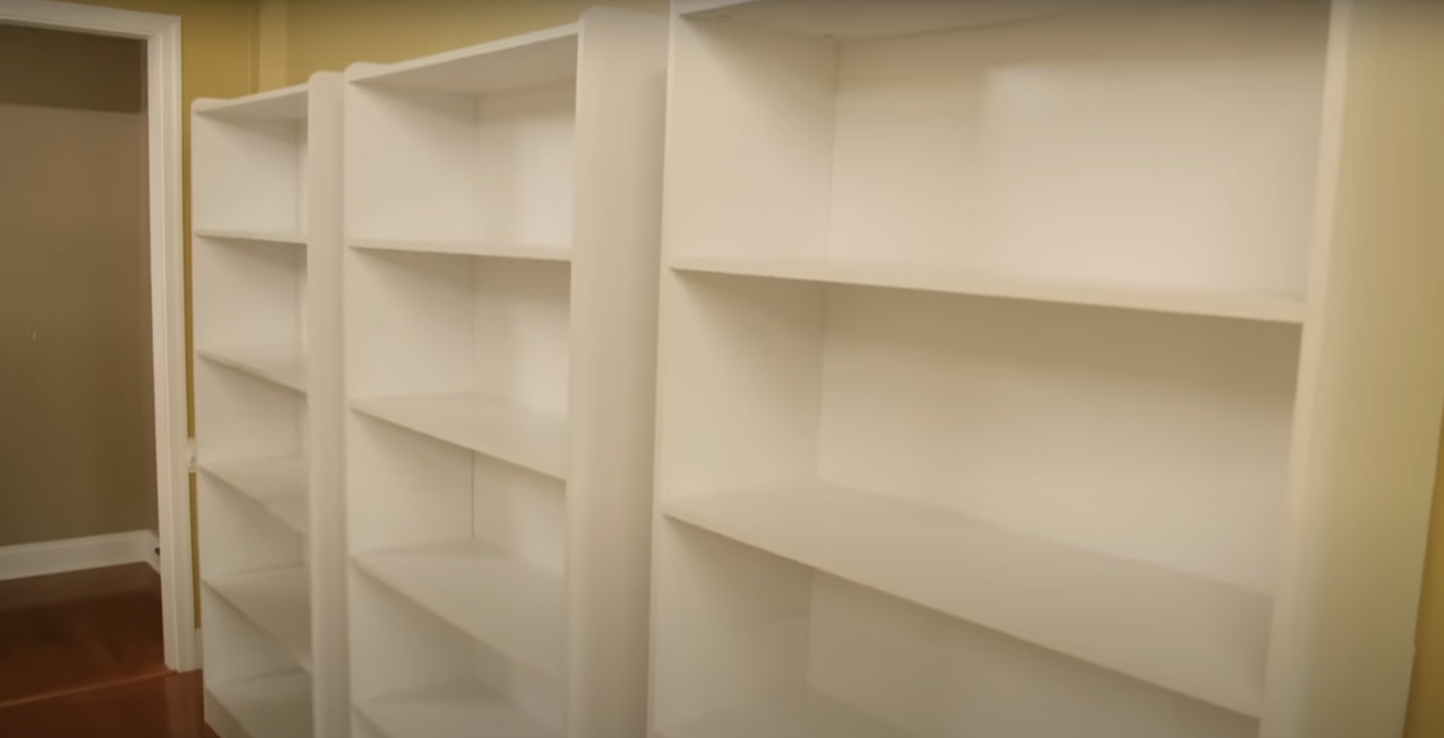 Step 2: Position the Bookshelves