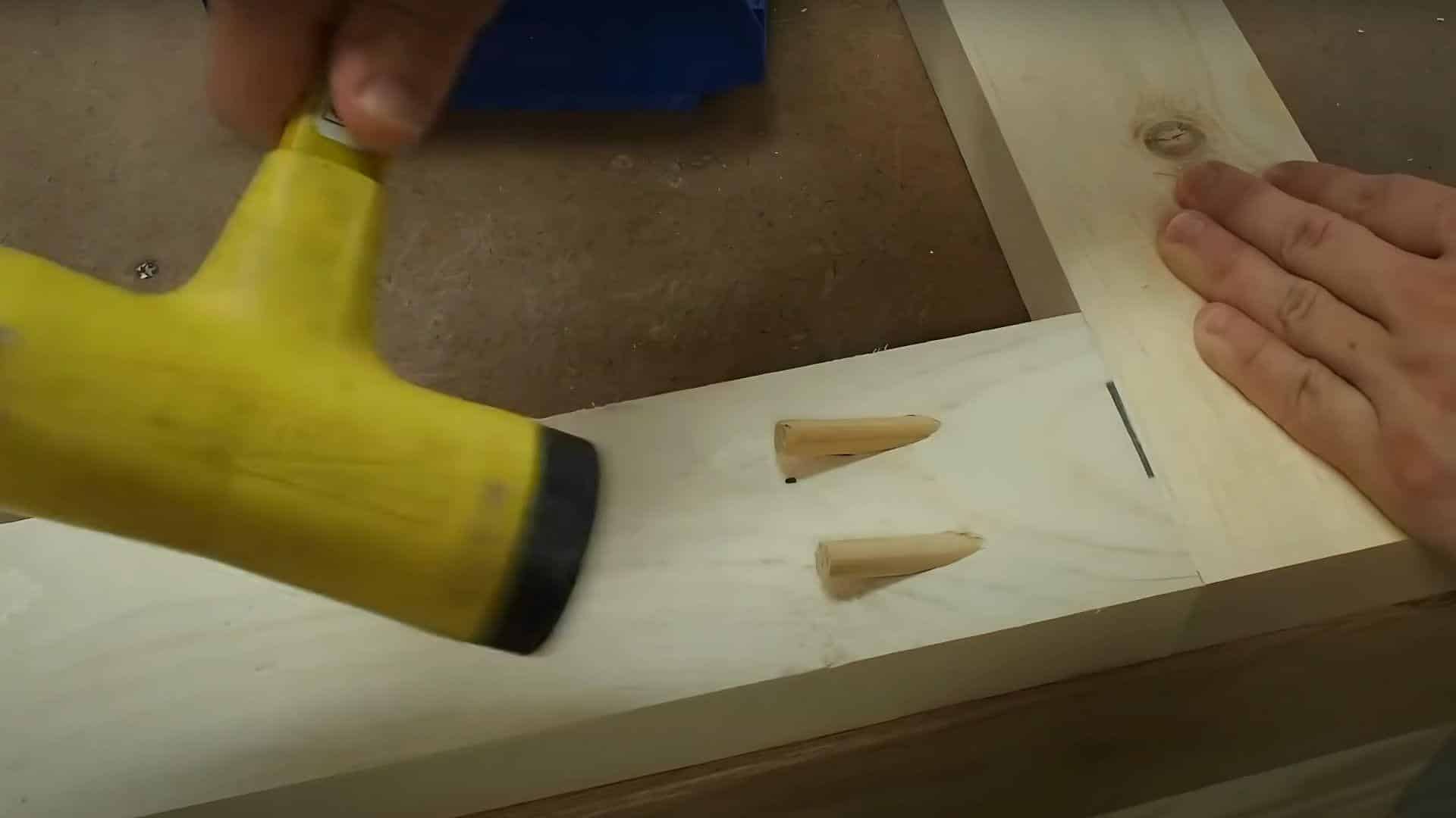 Step 4: Hide Pocket Holes with Plugs