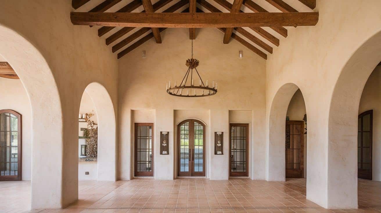 Stucco or Limewashed Walls