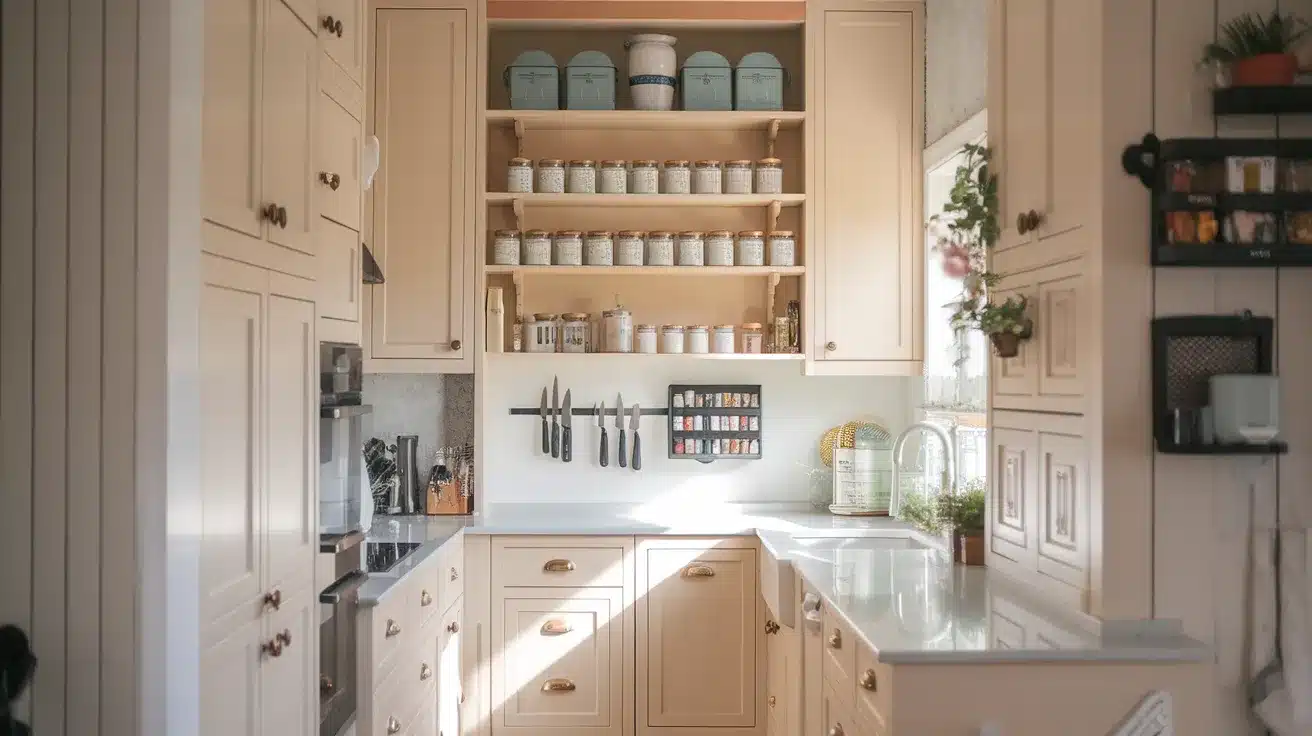 Use Vertical Storage Solutions