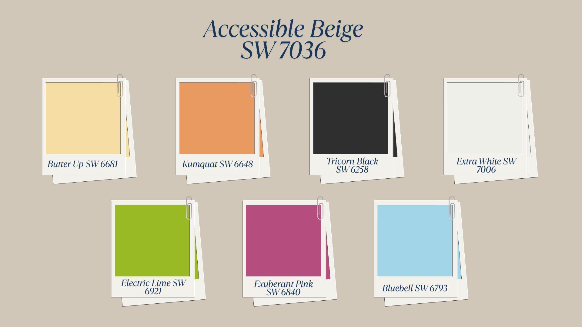 What Colors Don't Pair Well with Accessible Beige?